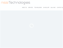 Tablet Screenshot of nissitechnologies.com